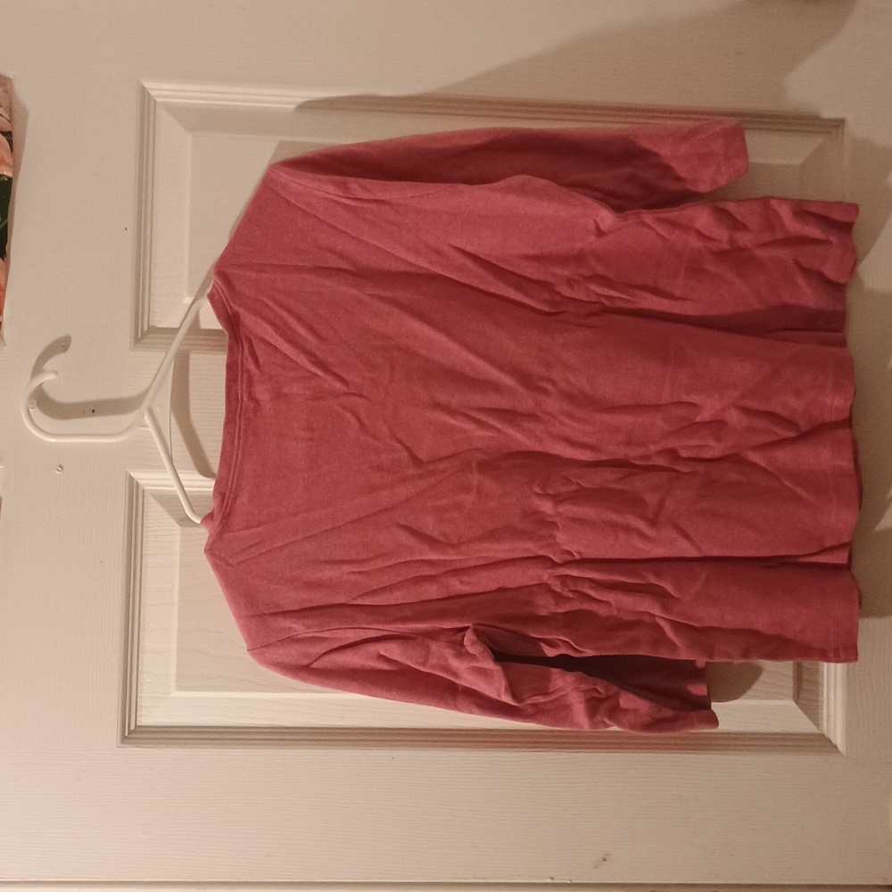 โขL.L.Bean V-Neck 3/4 Sleeve Top Women Size Small Shirt - Picture 3 of 5